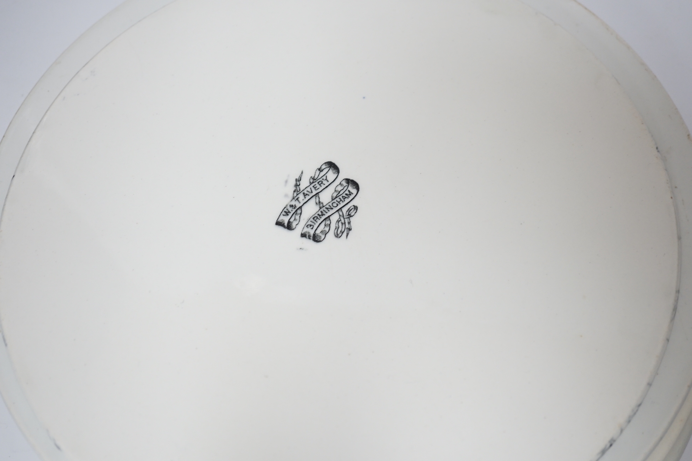 A group of eight Victorian ceramic scale platters